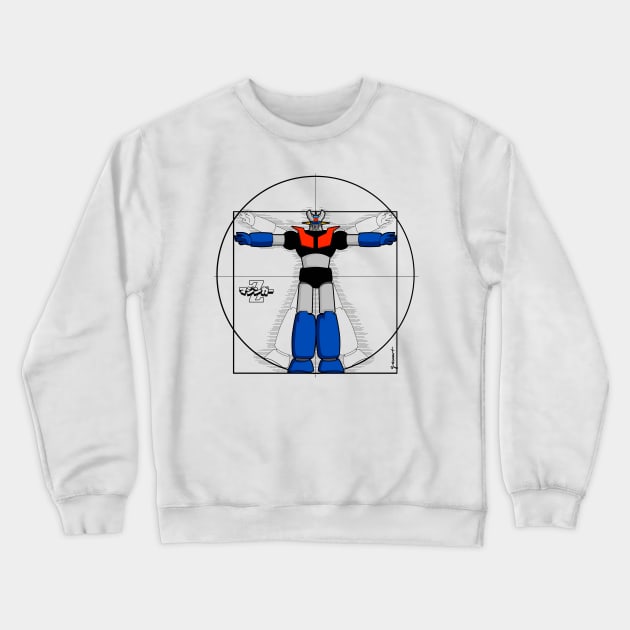 200 Vitru Mazinger Z Crewneck Sweatshirt by Yexart